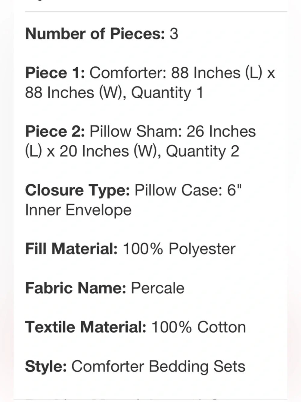 PILLOWFORT NWT Full/Queen Kids' Comforter Set Checkered Cotton Percale Comforter